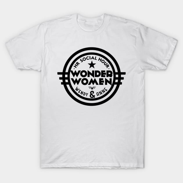 #HRSocialHour Wonder Women Logo T-Shirt by HRSocialHour